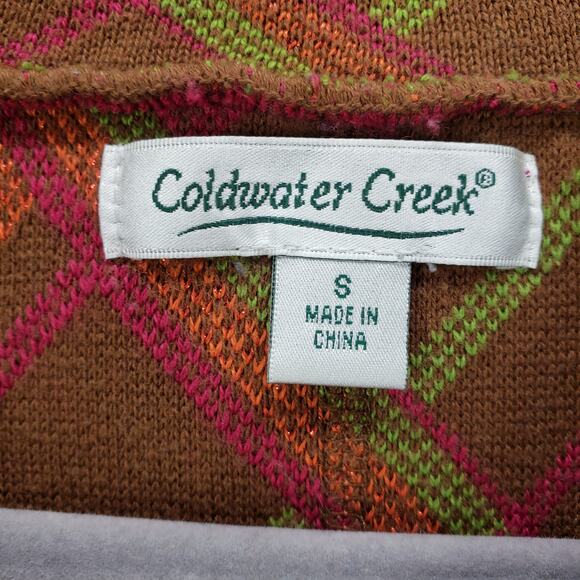 Coldwater Creek Women's Multicolor Metallic Wool Blend Jacket Size Small - Picture 8 of 13